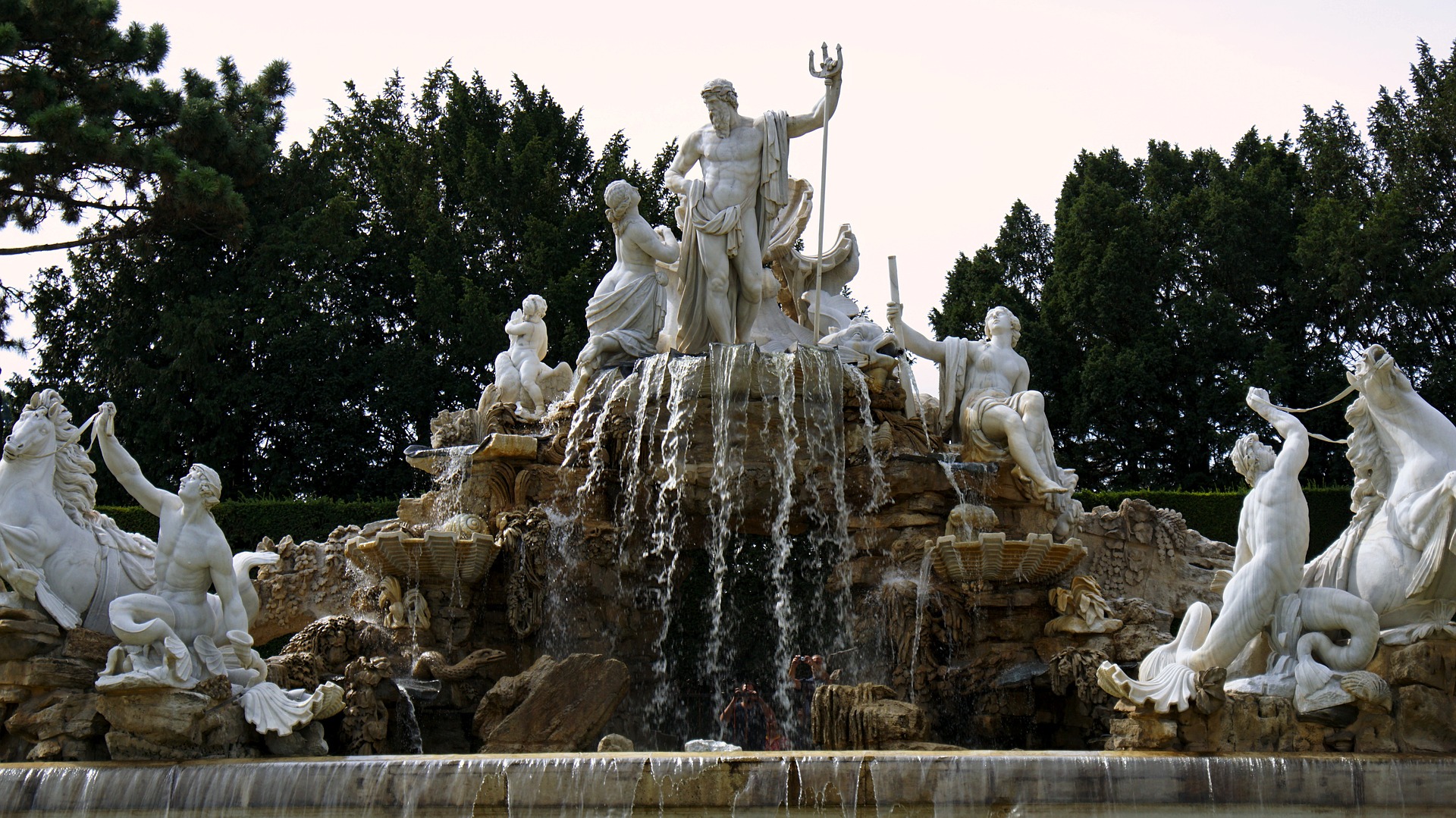 Neptunbrunnen im Schlosspark Schönbrunn