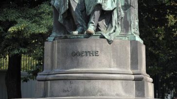 Goethe Denkmal am Opernring (1. Bezirk)