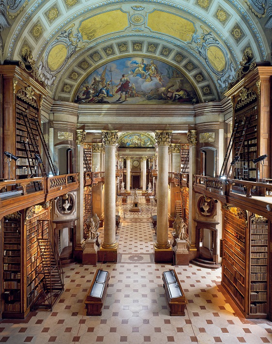 Der Prunksaal der österr. Nationalbibliothek