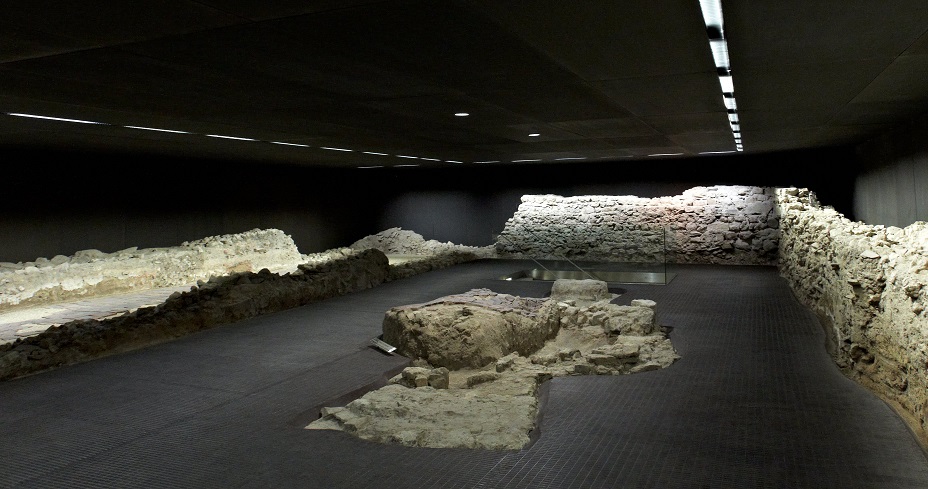Ausgrabungen der mittelalterlichen Synagoge im Museum Judenplatz
