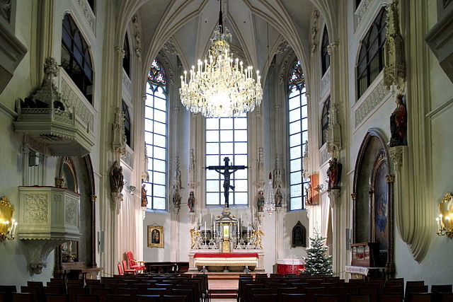 Innenansicht der Kapelle in der Hofburg