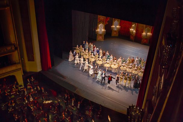 stage of vienna state opera