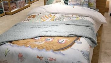 ein Bett im Zara Home Store