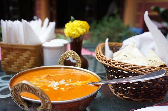 indisches Essen Curry Suppe